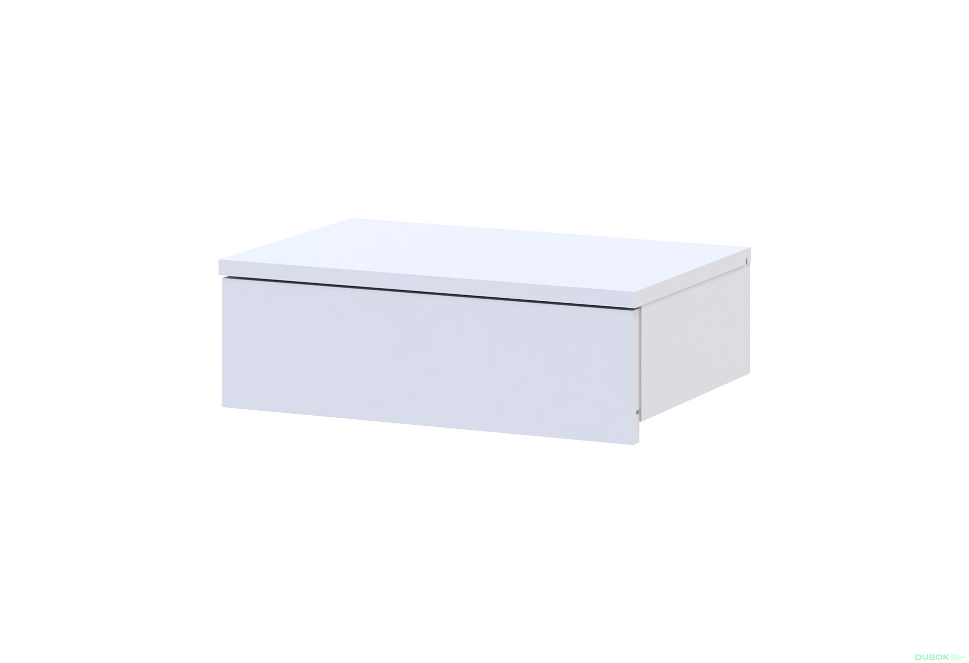 Fotografia 1 - Nočný stolík Levía biely 1š 46x31x15