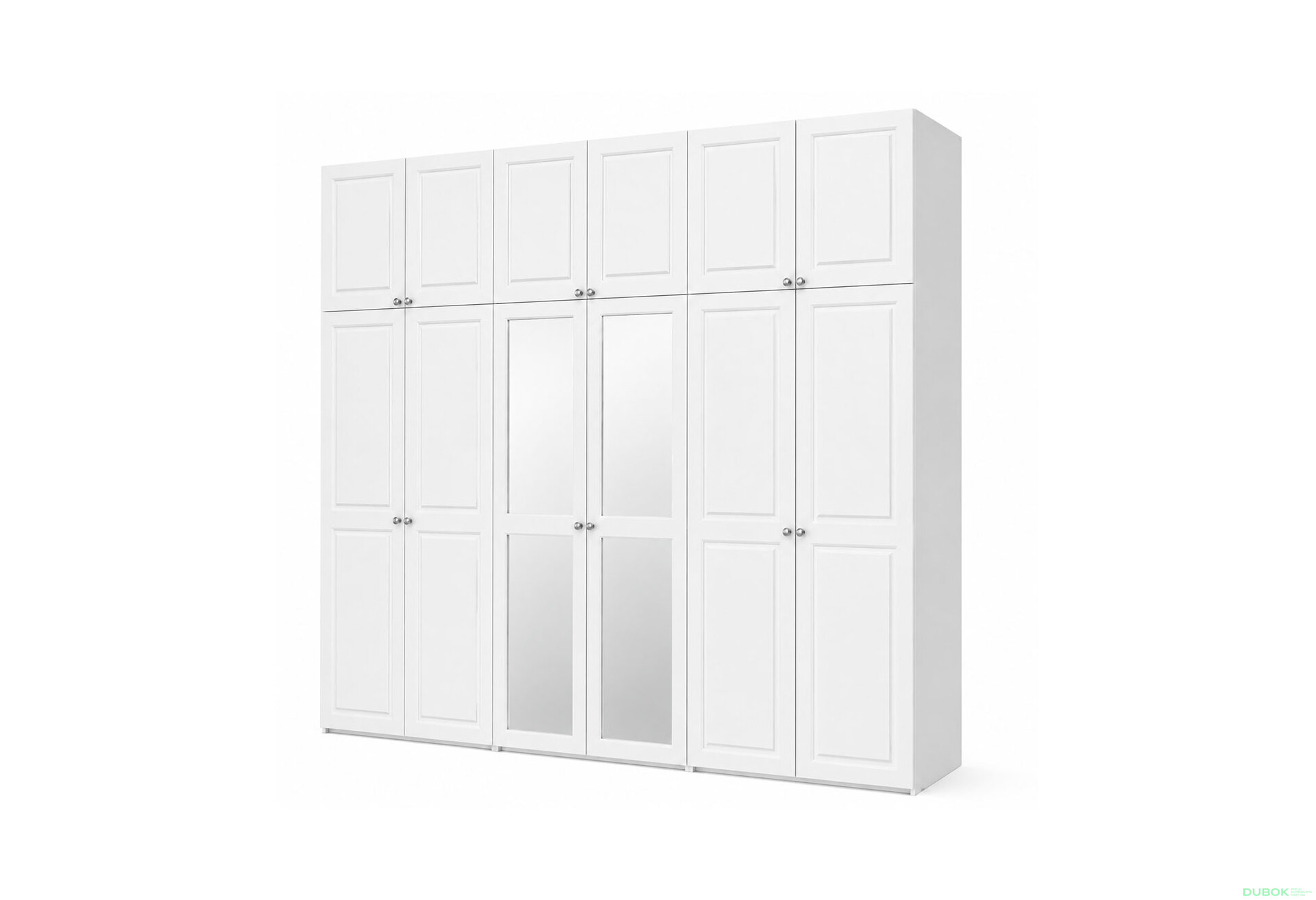 Obrázok 1 - Skriňa Madrid 300×55×275 cm, biela