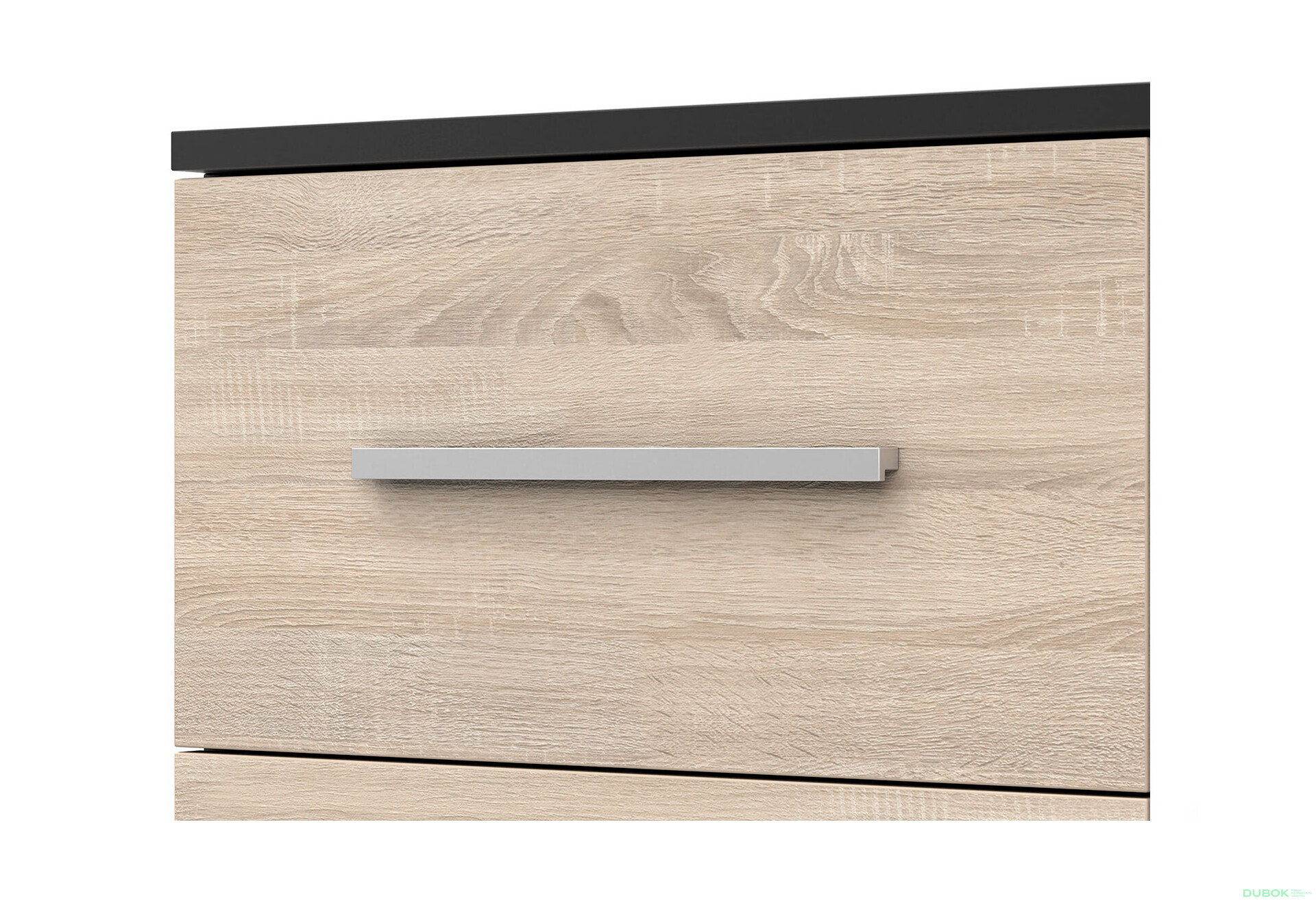 Fotografia 8 - Komoda Frida 01 135 2D4S čierna / dub sonoma