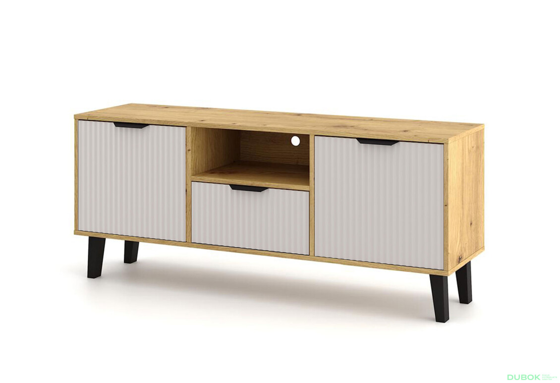 TV stolík Borg Duo 2D1S dub artisan / kašmír