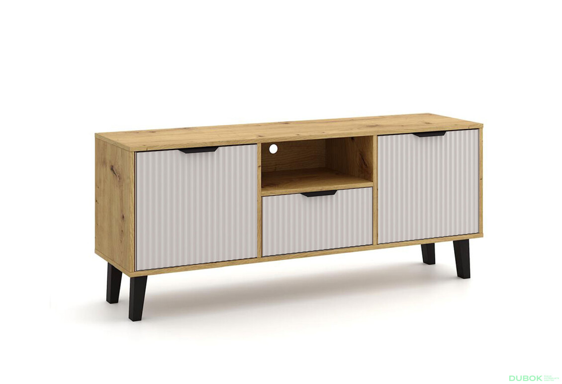 Fotografia 5 - TV stolík Borg Duo 2D1S dub artisan / kašmír