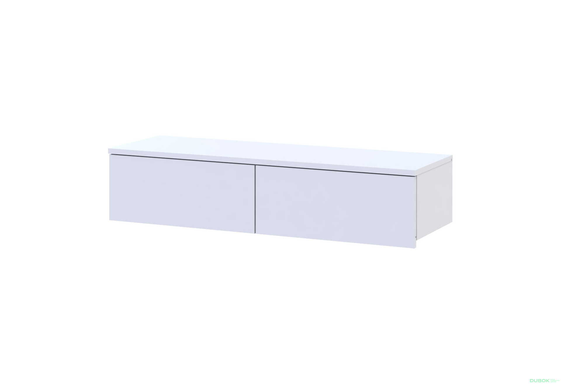 Fotografia 1 - Toaletný stolík Levía biely 2š 100x32x22