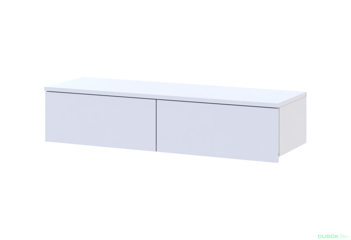 Toaletný stolík Levía biely 2š 100x32x22