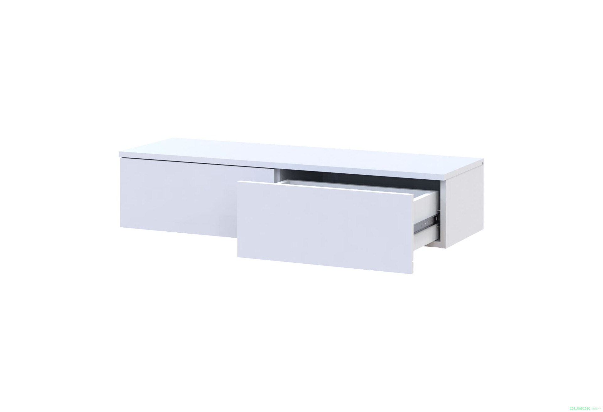 Toaletný stolík Levía biely 2š 100x32x22 - Fotografia 6 Fotografia 6 - Toaletný stolík Levía biely 2š 100x32x22