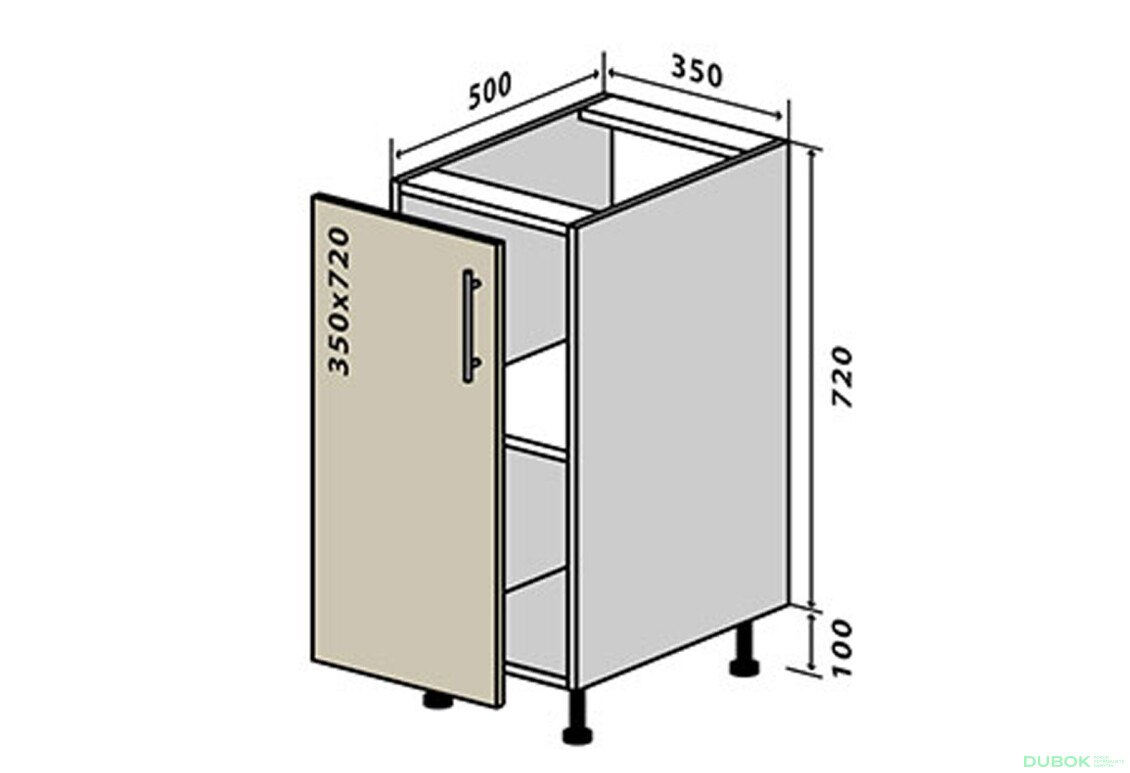 N25 Skrinka 1D 35 MoDa Mat Lux / MoDa Matt Luxe