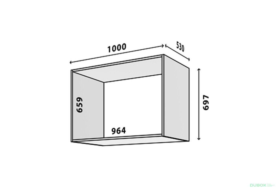 Fotografia 2 - Modul № 22 A-1000x697 DTD 18 mm dub appalache