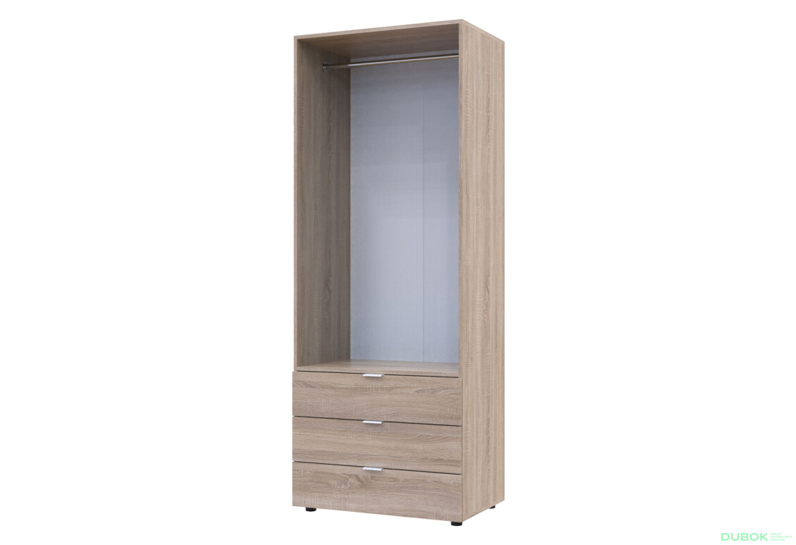 Fotografia 3 - Skriňa dvojdverová Gelar 77.5 cm Dub sonoma