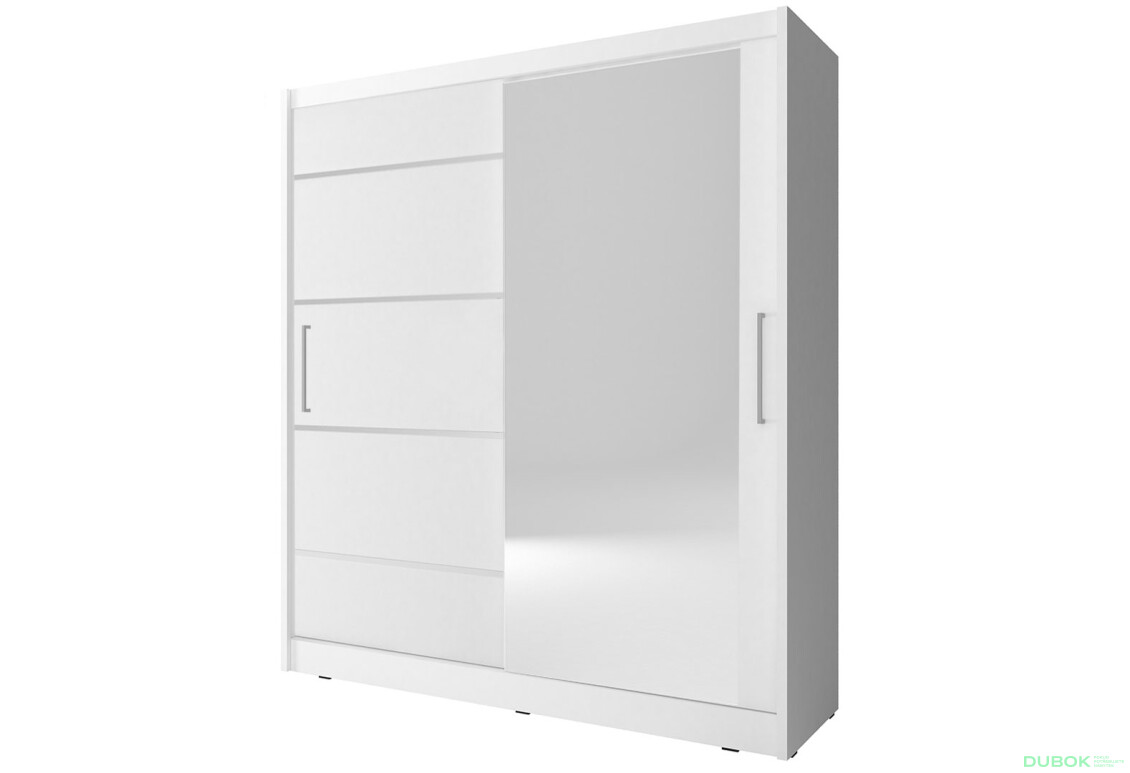 Skriňa Maja I ALU 180 biely