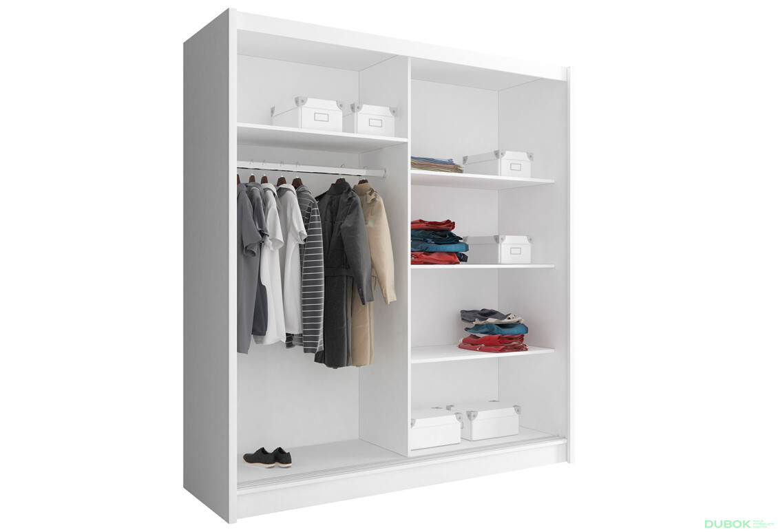 Fotografia 2 - Skriňa Maja I ALU 180 biely