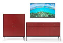 Obývacia zostava 2.6 Komoda Mono bordo - Fotografia 1 Fotografia 1 - Obývacia zostava 2.6 Komoda Mono bordo