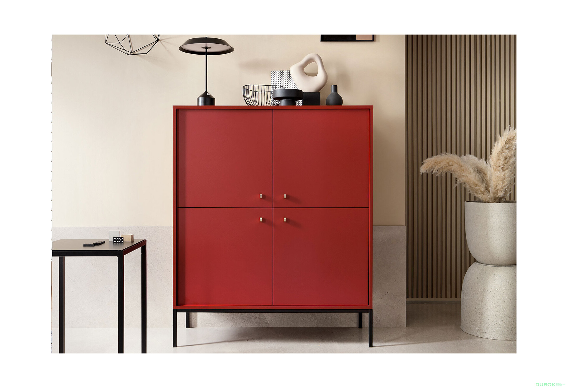 Obývacia zostava 2.6 Komoda Mono bordo - Fotografia 3 Fotografia 3 - Obývacia zostava 2.6 Komoda Mono bordo