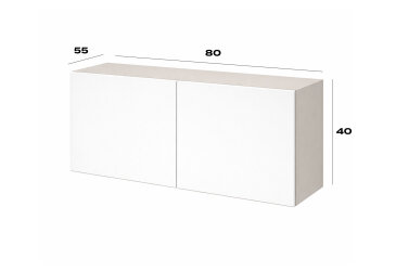 Fotografia Nadstavec na skriňu 80 cm kašmír / nymphaea alba