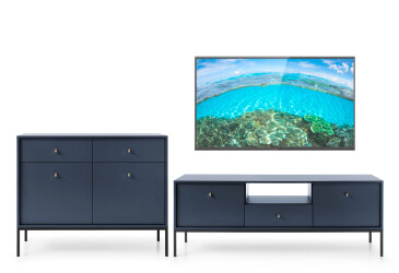 Obývacia zostava 2.6 m TV Mono granat