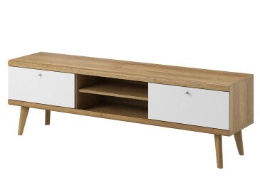 TV stolík PRTV160 Primo dub riviéra / biely