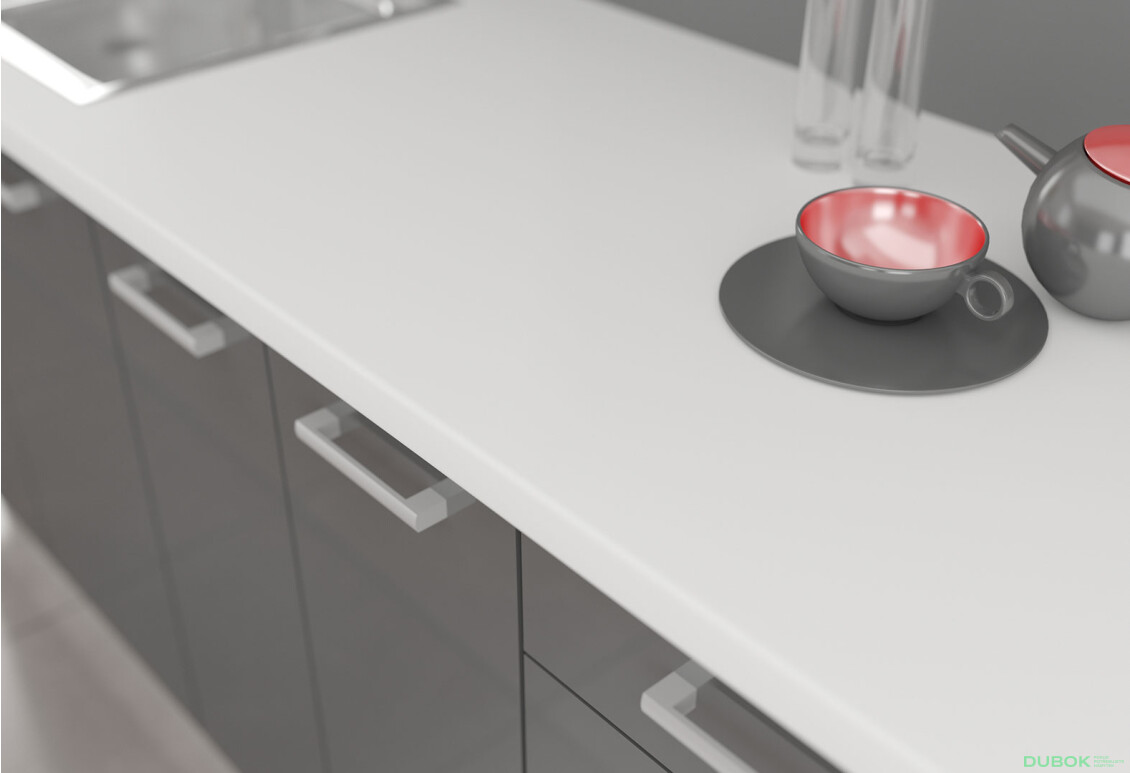 Fotografia 2 - Pracovná doska Biely 300x60x0.28 cm Storaz-Lempert