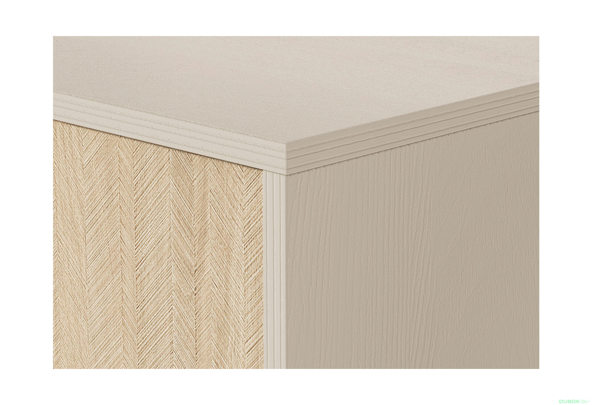 Komoda KSZD106 Forest béžový piesok / škandinávsky smrek - Fotografia 5 Fotografia 5 - Komoda KSZD106 Forest béžový piesok / škandinávsky smrek