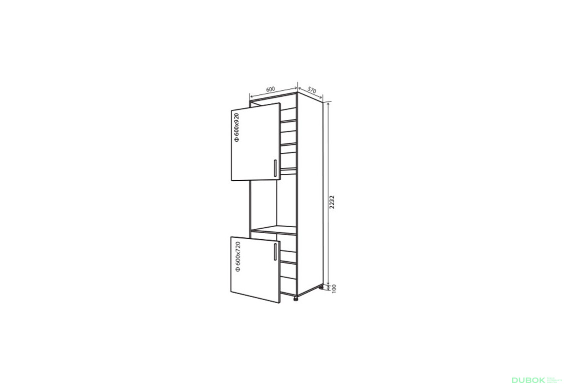 N20 Skriňa (horná f60x92-1ks, dolná f60x72-1ks) MóDa Lux / MoDa Luxe