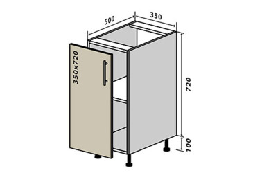 N25 Skrinka 1D 35 MóDa Lux / MoDa Luxe