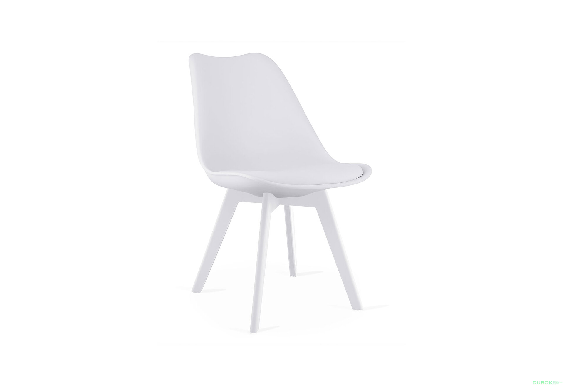 Fotografia 5 - Krzesło MARK biele / biele nohy x 1