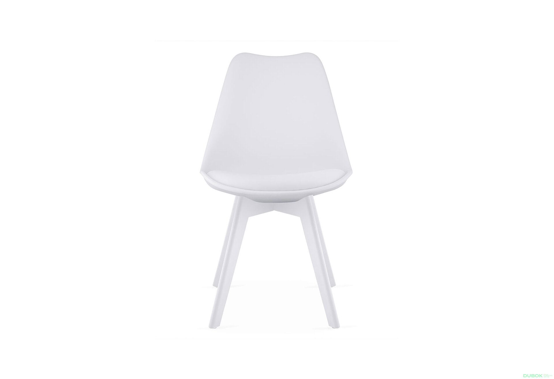 Fotografia 4 - Krzesło MARK biele / biele nohy x 1