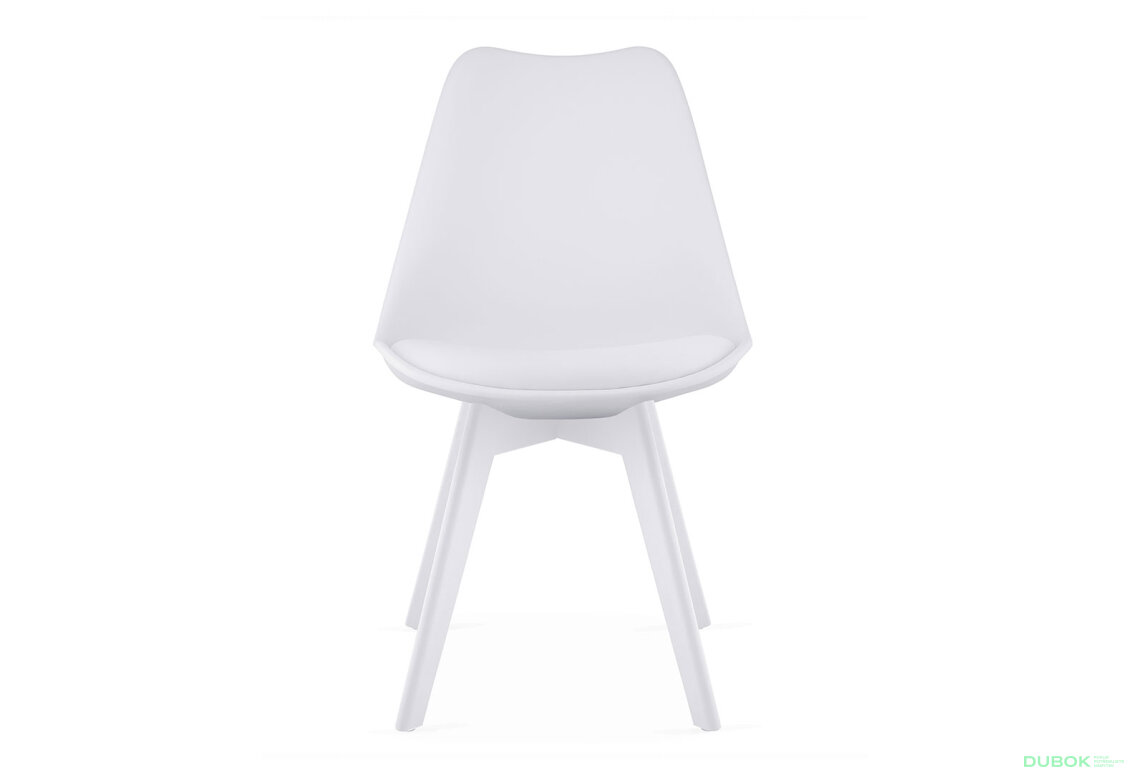 Fotografia 4 - Krzesło MARK biele / biele nohy x 1