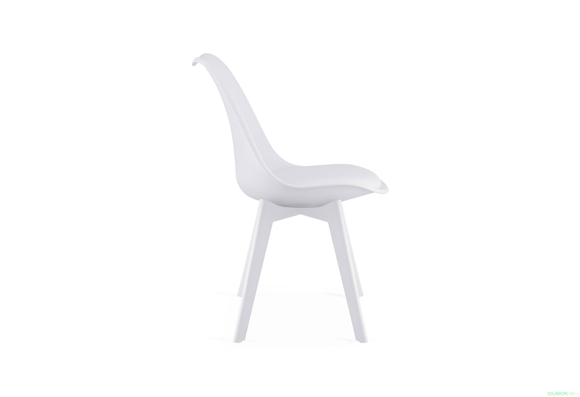 Fotografia 6 - Krzesło MARK biele / biele nohy x 1