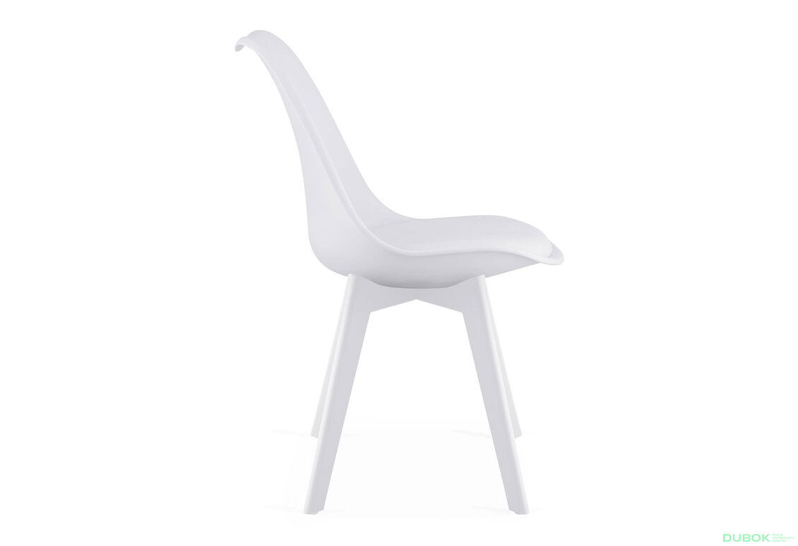 Fotografia 6 - Krzesło MARK biele / biele nohy x 1