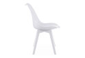 Fotografia 6 - Krzesło MARK biele / biele nohy x 1
