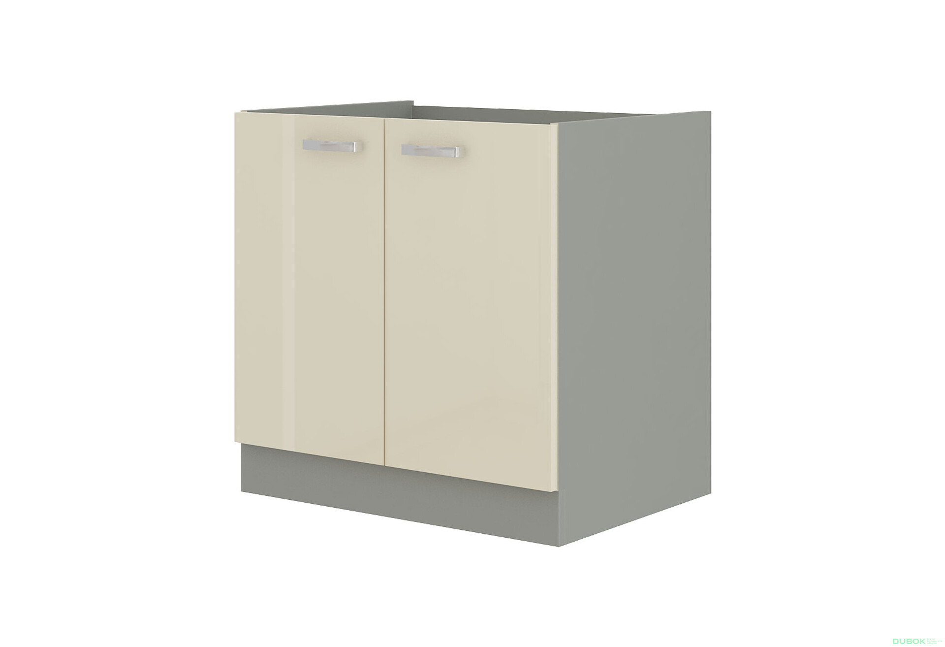 Fotografia 1 - 80 ZL 2F BB kuchynský drez Karmeň šedý platinový / krémový lesk