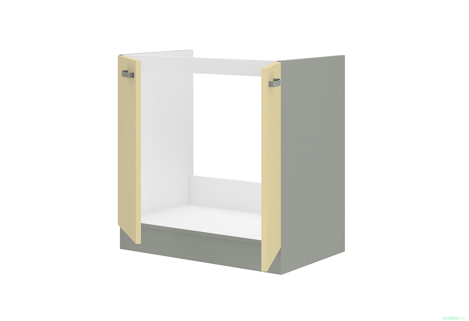 Fotografia 2 - 80 ZL 2F BB kuchynský drez Karmeň šedý platinový / krémový lesk