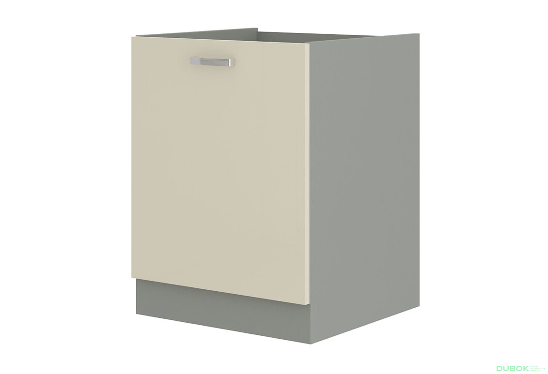 60 D 1F BB Karmeň šedý platinový / krémový lesk