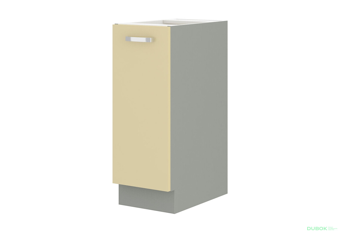 30 D kargo BB Karmeň šedý platinový / krémový lesk