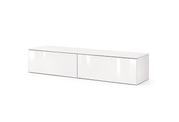 TV stolík 1,75 lesklá biela Legs Box