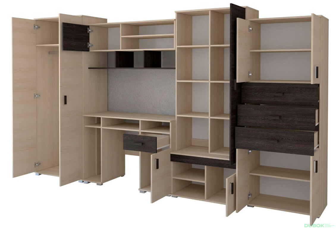 Fotografia 3 - Detské Nelly s písacím stolom jaseň / dub canterbury