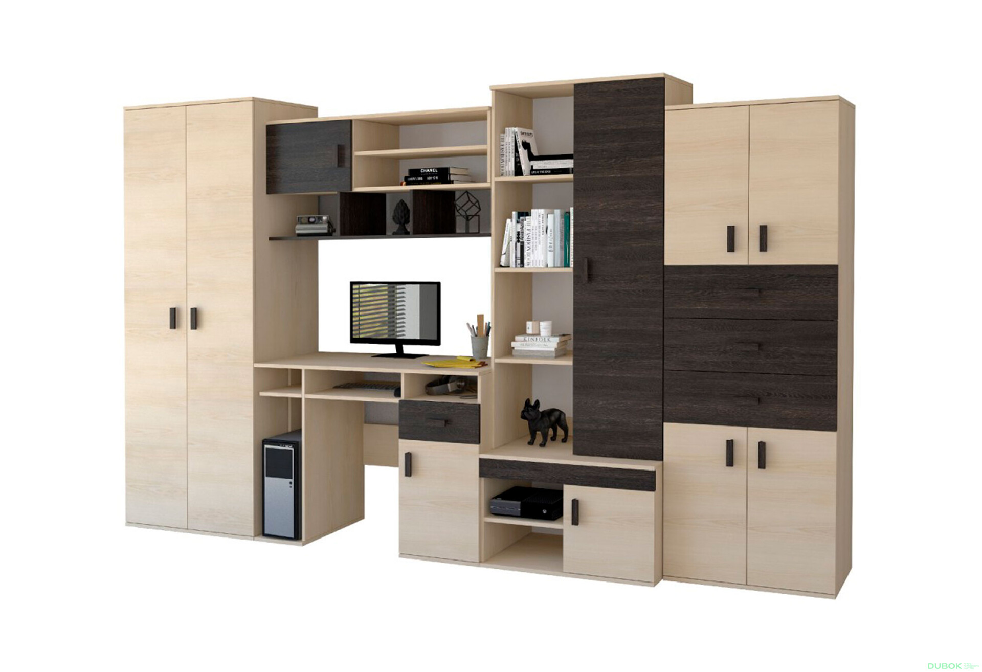 Fotografia 2 - Detské Nelly s písacím stolom jaseň / dub canterbury