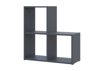Regál otvorený Step 2х2 69х28.8х71.4 grafit