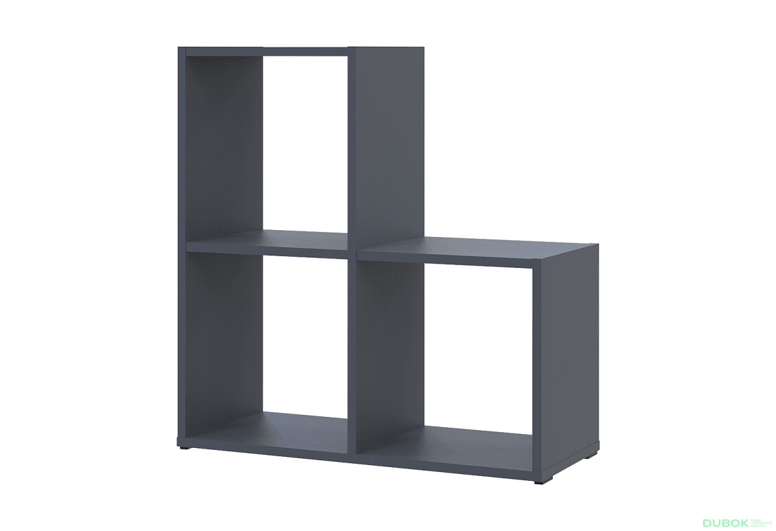 Regál otvorený Step 2х2 69х28.8х71.4 grafit