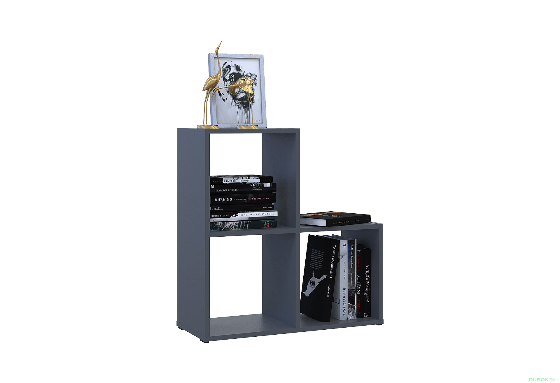 Fotografia 6 - Regál otvorený Step 2х2 69х28.8х71.4 grafit