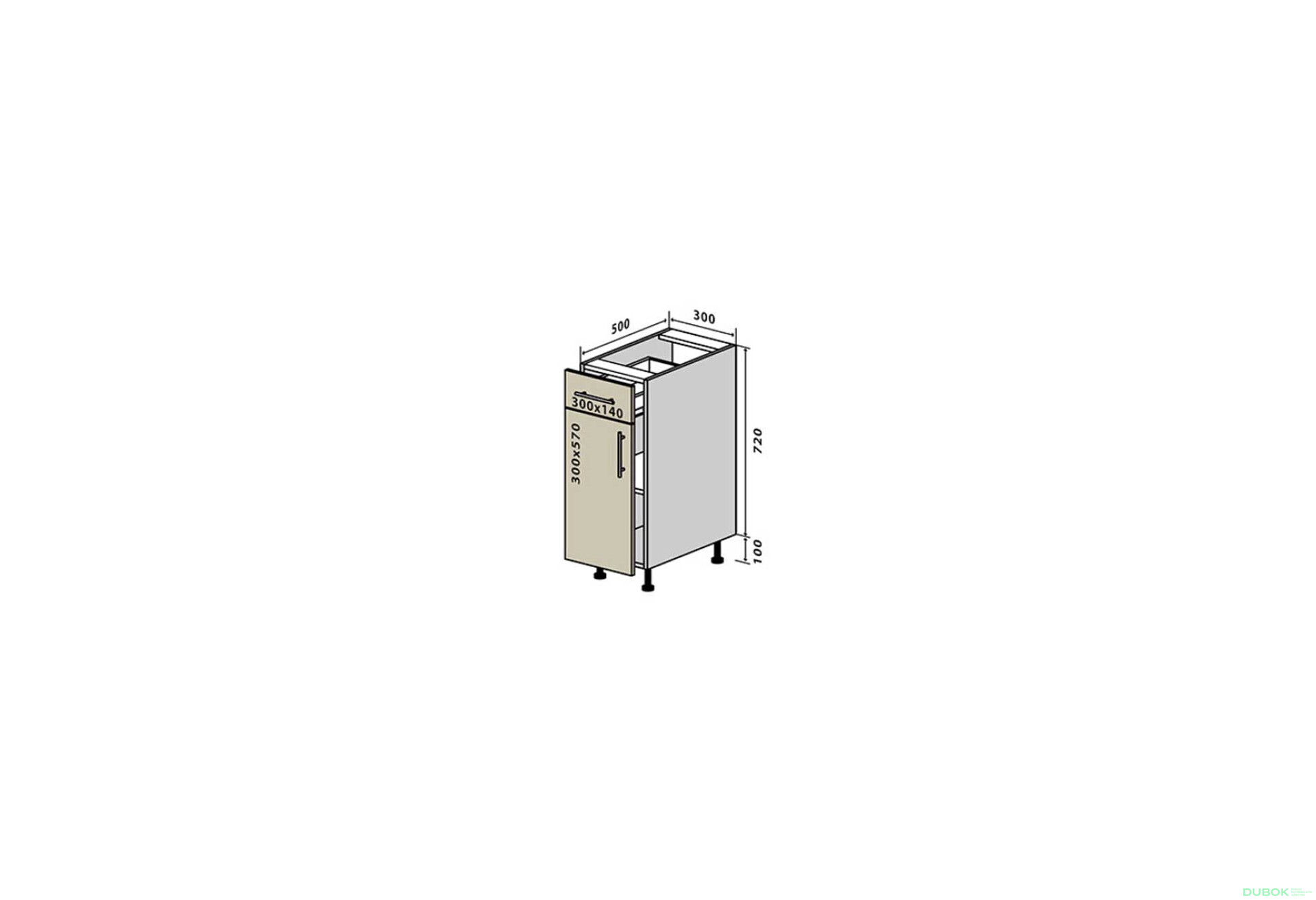 N22 Skrinka 1Š1D 30 Interno Luxe - Fotografia 1 Fotografia 1 - N22 Skrinka 1Š1D 30 Interno Luxe