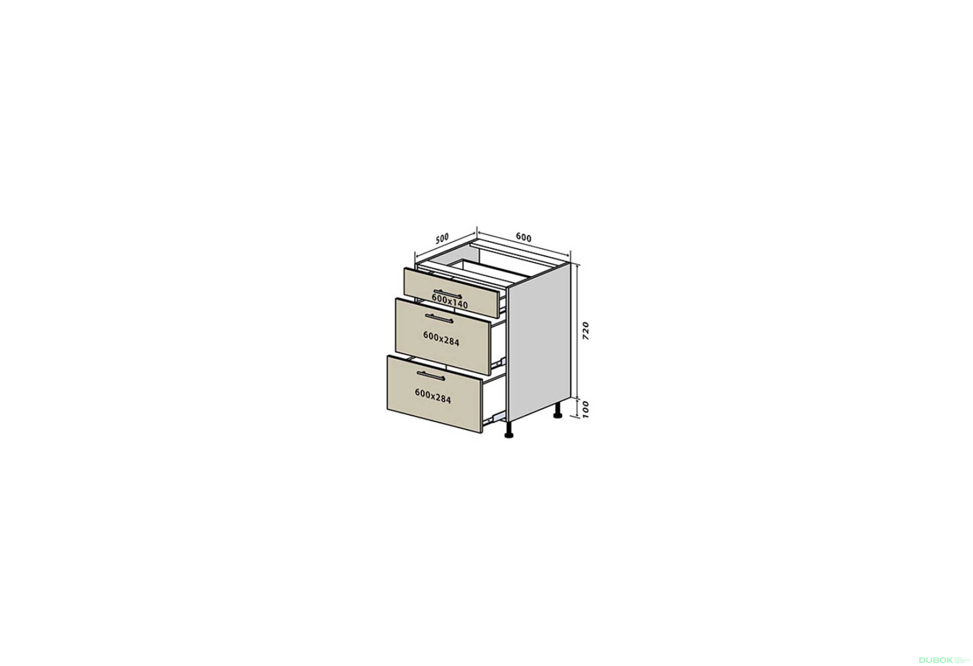 N28 Skrinka 3Š 60 Interno Luxe - Fotografia 1 Fotografia 1 - N28 Skrinka 3Š 60 Interno Luxe