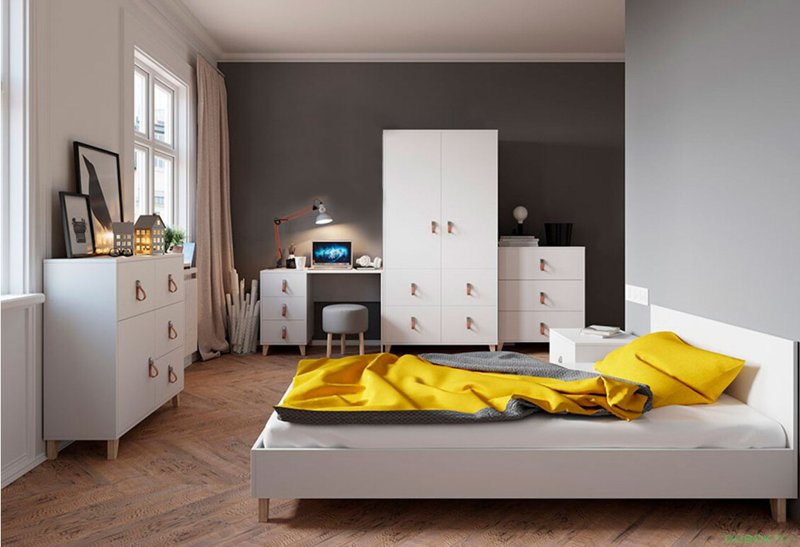 Detská zostava 4S2D Figo biela Idczak meble