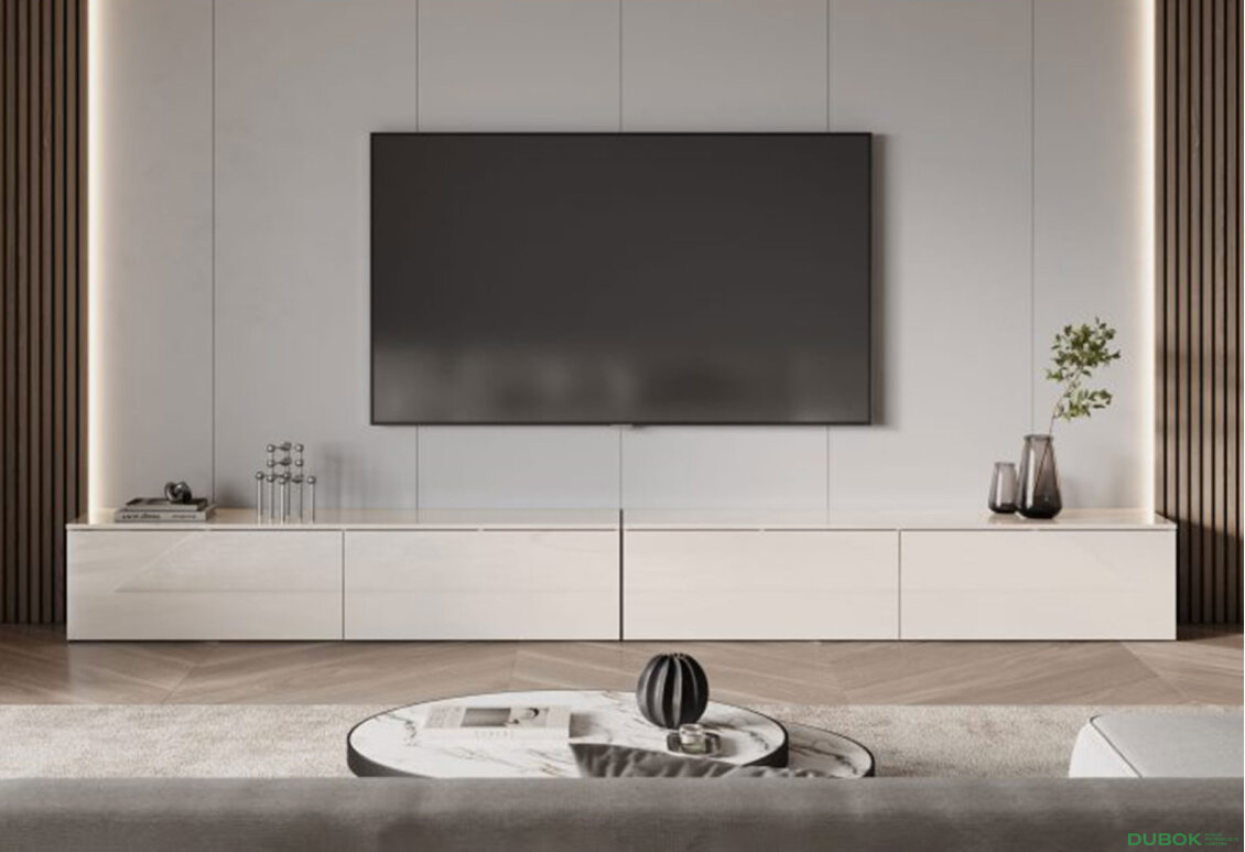 Fotografia 2 - TV stolík 2,1 kašmírový lesk Legs Box