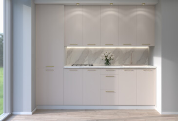 Sada 2.6 Biela / Kašmír, úchyty zlato Leo