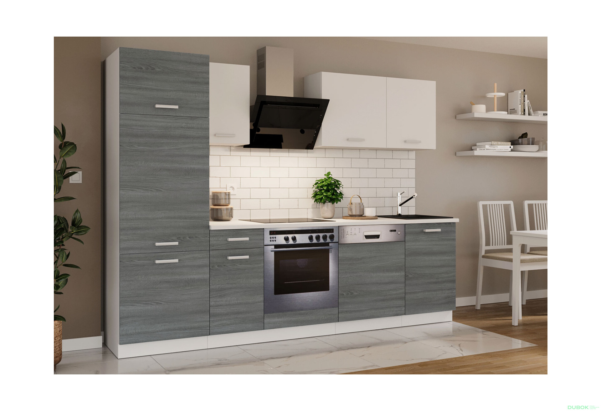 Fotografia 1 - Kuchyňa Tony 2.7 dab ribbeck / biely