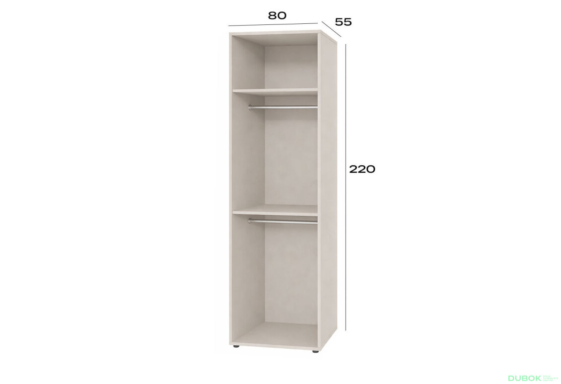 Fotografia 2 - Korpus modul 2 (h-2200*800) kašmír Space