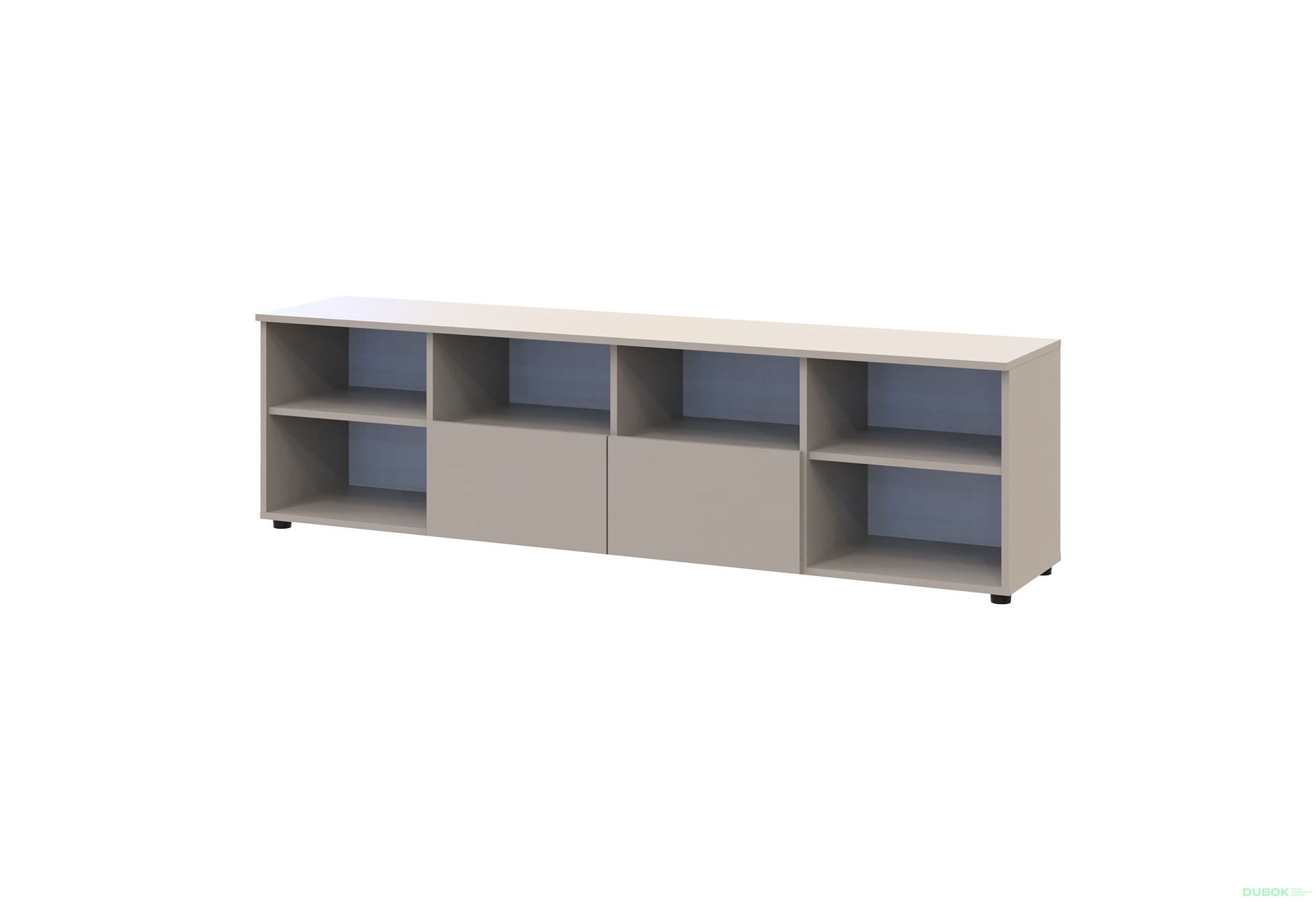 Fotografia 4 - TV stolík s dvierkami a zásuvkami Ron 4 180 cm kašmír