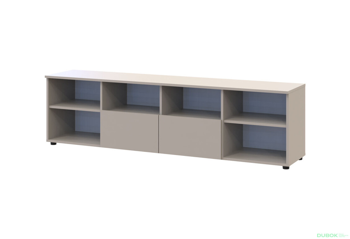 Fotografia 4 - TV stolík s dvierkami a zásuvkami Ron 4 180 cm kašmír