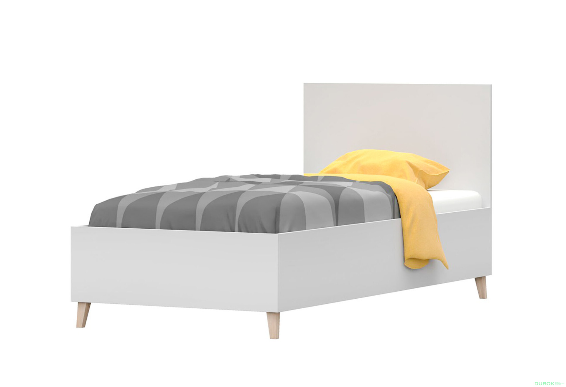 Fotografia 1 - Posteľ 90x200 Figo biela Idczak meble