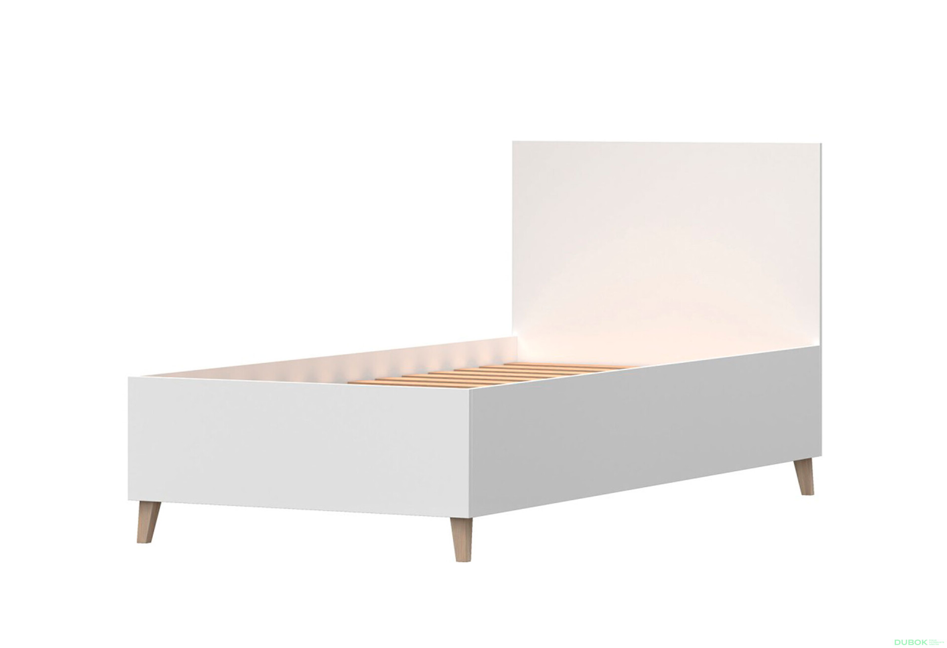 Fotografia 2 - Posteľ 90x200 Figo biela Idczak meble