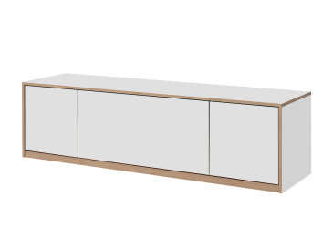 TV stolík 2d1k biely Complex